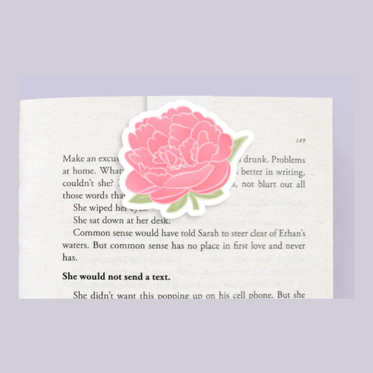 Craftedvan | Peony Jumbo Bookmark