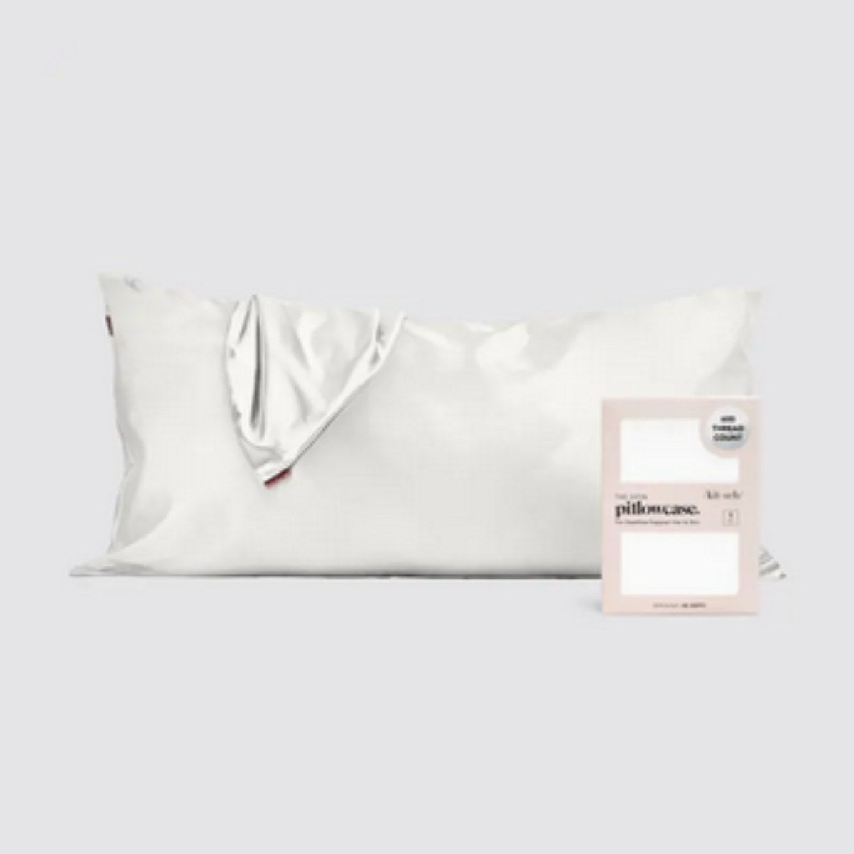 Kitsch Satin Pillowcase | Ivory (King)