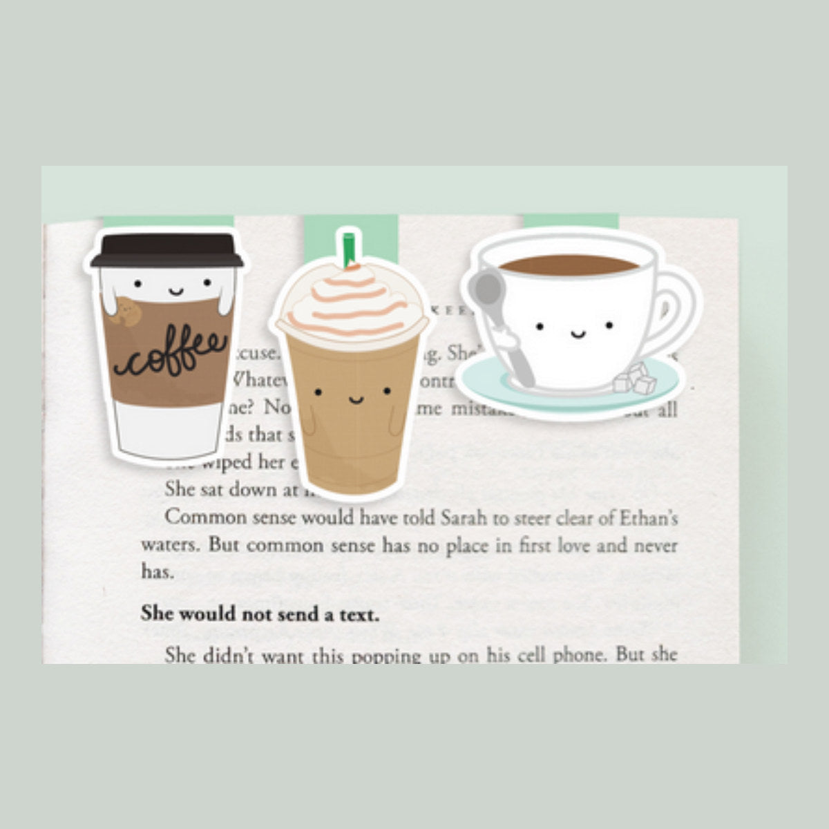 Craftedvan | Coffee Mini Bookmarks