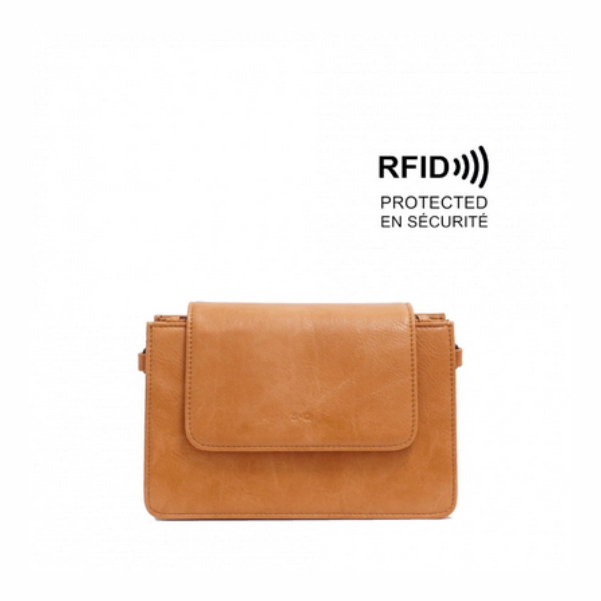 S-Q | Monique Crossbody Wallet - Saddle Tan
