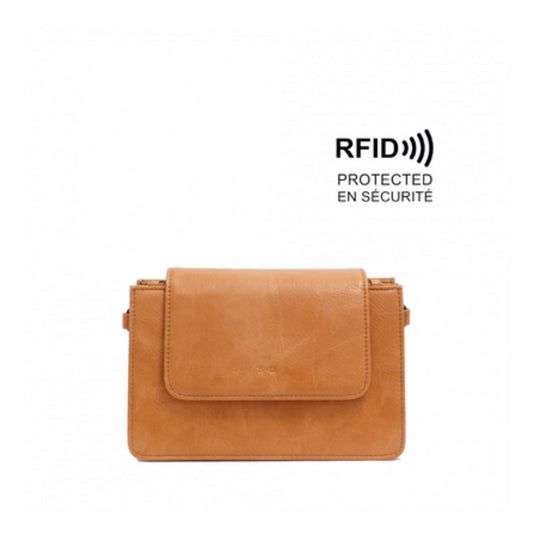 S-Q | Monique Crossbody Wallet - Saddle Tan